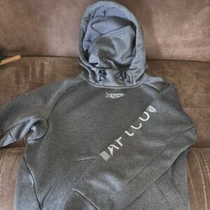 AFTCO Charcoal Hoodie with Logo
